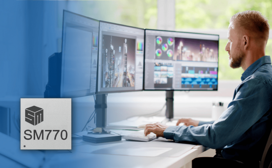 Empowering Hybrid Workspaces: Silicon Motion's SM770 Powers Triple 4K Displays for Universal Docking